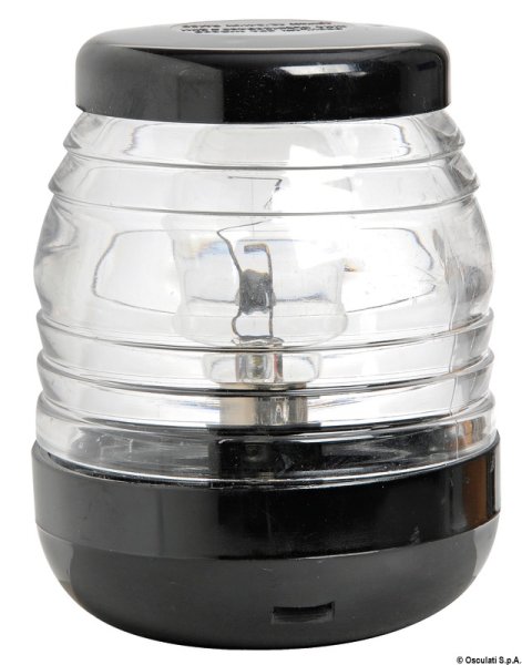 Fanale testa albero bianco/nero 360° 12 V - 11.135.00